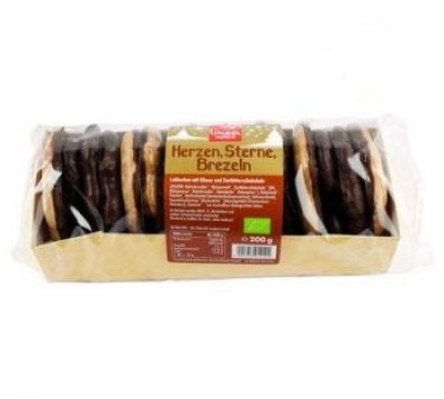 Herzen Sterne Brezeln Lebkuchen (200gr)